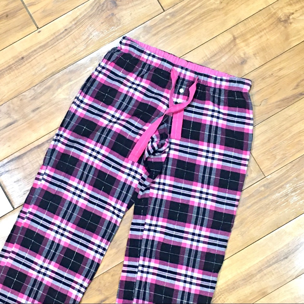Plaid flannel pajama sleep pants cozy sleepwear